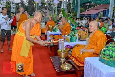 ประมวลภาพพิธีพุทธาภิเษกเหรียญจตุมหาราชิกา พญาเต่าเรือน วัดจุฬามณี ปี ๒๕๖๓