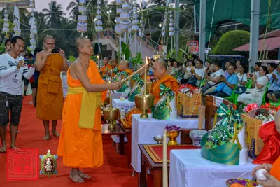ประมวลภาพพิธีพุทธาภิเษกเหรียญจตุมหาราชิกา พญาเต่าเรือน วัดจุฬามณี ปี ๒๕๖๓
