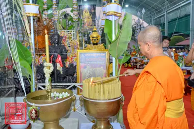 ประมวลภาพพิธีพุทธาภิเษกเหรียญจตุมหาราชิกา พญาเต่าเรือน วัดจุฬามณี ปี ๒๕๖๓