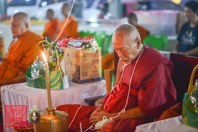 ประมวลภาพพิธีพุทธาภิเษกเหรียญจตุมหาราชิกา พญาเต่าเรือน วัดจุฬามณี ปี ๒๕๖๓
