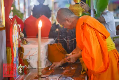 ประมวลภาพพิธีพุทธาภิเษกเหรียญจตุมหาราชิกา พญาเต่าเรือน วัดจุฬามณี ปี ๒๕๖๓
