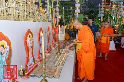 ประมวลภาพพิธีพุทธาภิเษกเหรียญจตุมหาราชิกา พญาเต่าเรือน วัดจุฬามณี ปี ๒๕๖๓