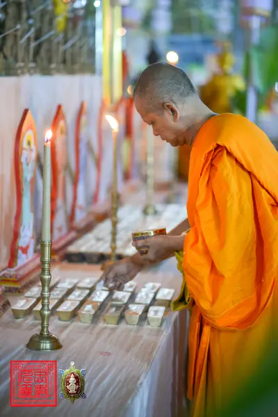 ประมวลภาพพิธีพุทธาภิเษกเหรียญจตุมหาราชิกา พญาเต่าเรือน วัดจุฬามณี ปี ๒๕๖๓
