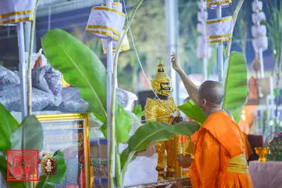 ประมวลภาพพิธีพุทธาภิเษกเหรียญจตุมหาราชิกา พญาเต่าเรือน วัดจุฬามณี ปี ๒๕๖๓