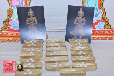 ประมวลภาพพิธีพุทธาภิเษกเหรียญจตุมหาราชิกา พญาเต่าเรือน วัดจุฬามณี ปี ๒๕๖๓