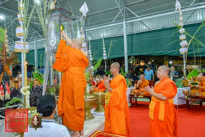 ประมวลภาพพิธีพุทธาภิเษกเหรียญจตุมหาราชิกา พญาเต่าเรือน วัดจุฬามณี ปี ๒๕๖๓