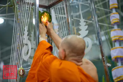 ประมวลภาพพิธีพุทธาภิเษกเหรียญจตุมหาราชิกา พญาเต่าเรือน วัดจุฬามณี ปี ๒๕๖๓