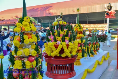 ประมวลภาพงานบวงสรวงใหญ่ท้าวเวสสุวรรณโณ วัดจุฬามณี ปี ๒๕๖๓