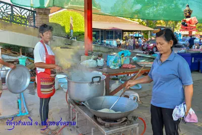 ประมวลภาพงานบวงสรวงใหญ่ท้าวเวสสุวรรณโณ วัดจุฬามณี ปี ๒๕๖๓