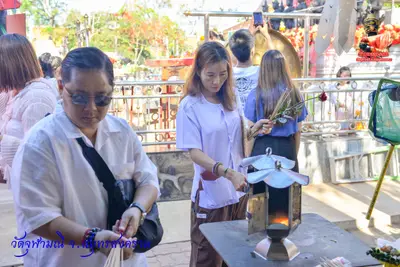 ประมวลภาพงานบวงสรวงใหญ่ท้าวเวสสุวรรณโณ วัดจุฬามณี ปี ๒๕๖๓