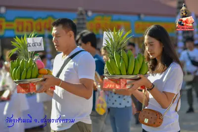 ประมวลภาพงานบวงสรวงใหญ่ท้าวเวสสุวรรณโณ วัดจุฬามณี ปี ๒๕๖๓