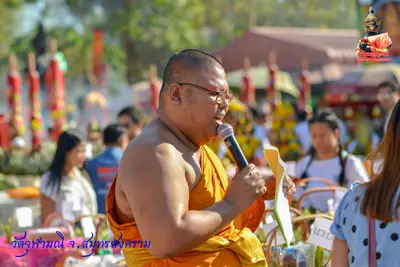 ประมวลภาพงานบวงสรวงใหญ่ท้าวเวสสุวรรณโณ วัดจุฬามณี ปี ๒๕๖๓