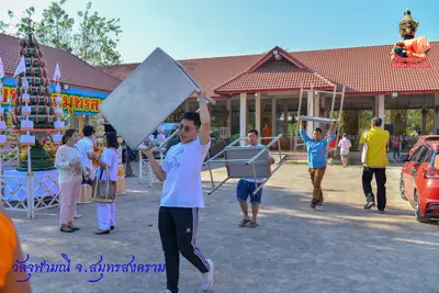 ประมวลภาพงานบวงสรวงใหญ่ท้าวเวสสุวรรณโณ วัดจุฬามณี ปี ๒๕๖๓