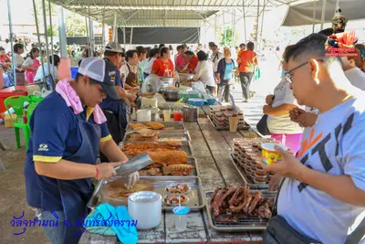 ประมวลภาพงานบวงสรวงใหญ่ท้าวเวสสุวรรณโณ วัดจุฬามณี ปี ๒๕๖๓