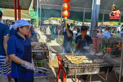 ประมวลภาพงานบวงสรวงใหญ่ท้าวเวสสุวรรณโณ วัดจุฬามณี ปี ๒๕๖๓