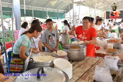 ประมวลภาพงานบวงสรวงใหญ่ท้าวเวสสุวรรณโณ วัดจุฬามณี ปี ๒๕๖๓