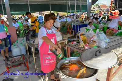 ประมวลภาพงานบวงสรวงใหญ่ท้าวเวสสุวรรณโณ วัดจุฬามณี ปี ๒๕๖๓