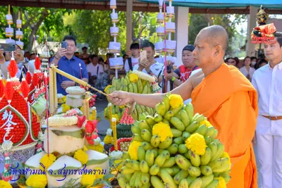 ประมวลภาพงานบวงสรวงใหญ่ท้าวเวสสุวรรณโณ วัดจุฬามณี ปี ๒๕๖๓