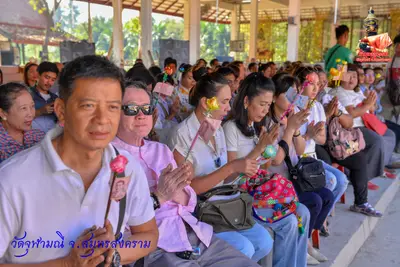 ประมวลภาพงานบวงสรวงใหญ่ท้าวเวสสุวรรณโณ วัดจุฬามณี ปี ๒๕๖๓