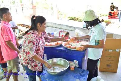 ประมวลภาพงานบวงสรวงใหญ่ท้าวเวสสุวรรณโณ วัดจุฬามณี ปี ๒๕๖๓
