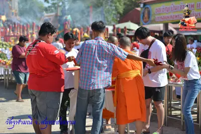 ประมวลภาพงานบวงสรวงใหญ่ท้าวเวสสุวรรณโณ วัดจุฬามณี ปี ๒๕๖๓