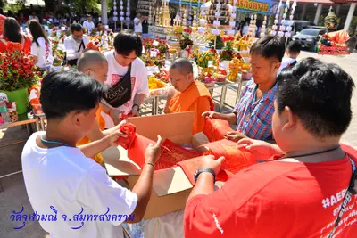 ประมวลภาพงานบวงสรวงใหญ่ท้าวเวสสุวรรณโณ วัดจุฬามณี ปี ๒๕๖๓