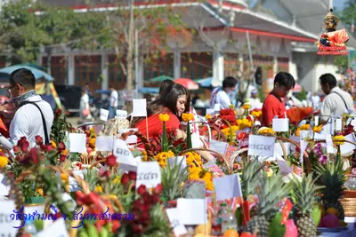 ประมวลภาพงานบวงสรวงใหญ่ท้าวเวสสุวรรณโณ วัดจุฬามณี ปี ๒๕๖๓