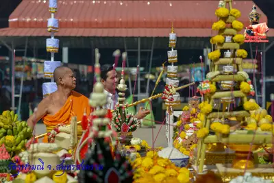 ประมวลภาพงานบวงสรวงใหญ่ท้าวเวสสุวรรณโณ วัดจุฬามณี ปี ๒๕๖๓