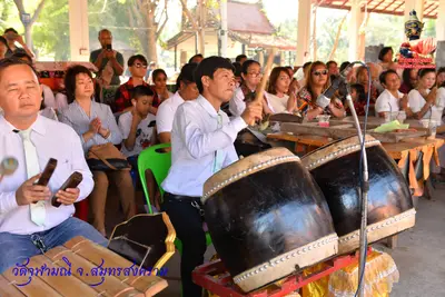 ประมวลภาพงานบวงสรวงใหญ่ท้าวเวสสุวรรณโณ วัดจุฬามณี ปี ๒๕๖๓