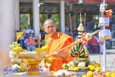 ประมวลภาพงานบวงสรวงใหญ่ท้าวเวสสุวรรณโณ วัดจุฬามณี ปี ๒๕๖๓