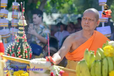 ประมวลภาพงานบวงสรวงใหญ่ท้าวเวสสุวรรณโณ วัดจุฬามณี ปี ๒๕๖๓