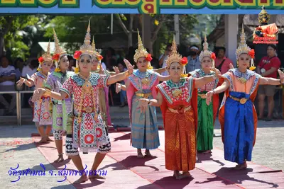 ประมวลภาพงานบวงสรวงใหญ่ท้าวเวสสุวรรณโณ วัดจุฬามณี ปี ๒๕๖๓