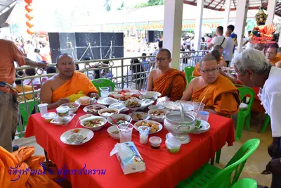 ประมวลภาพงานบวงสรวงใหญ่ท้าวเวสสุวรรณโณ วัดจุฬามณี ปี ๒๕๖๓