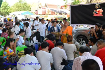 ประมวลภาพงานบวงสรวงใหญ่ท้าวเวสสุวรรณโณ วัดจุฬามณี ปี ๒๕๖๓