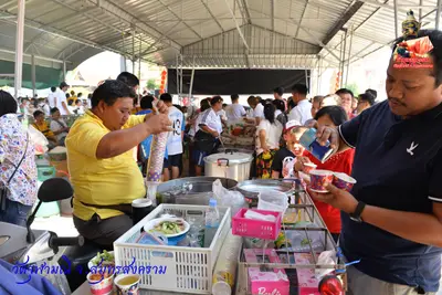 ประมวลภาพงานบวงสรวงใหญ่ท้าวเวสสุวรรณโณ วัดจุฬามณี ปี ๒๕๖๓