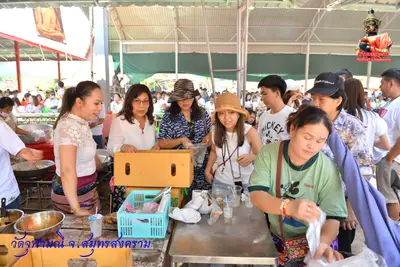 ประมวลภาพงานบวงสรวงใหญ่ท้าวเวสสุวรรณโณ วัดจุฬามณี ปี ๒๕๖๓