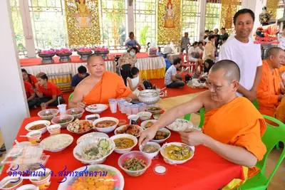 ประมวลภาพงานบวงสรวงใหญ่ท้าวเวสสุวรรณโณ วัดจุฬามณี ปี ๒๕๖๓