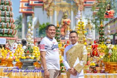 ประมวลภาพงานบวงสรวงใหญ่ท้าวเวสสุวรรณโณ วัดจุฬามณี ปี ๒๕๖๓
