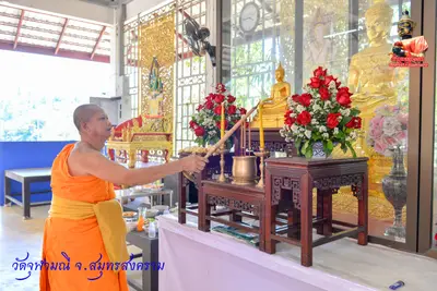 ประมวลภาพงานบวงสรวงใหญ่ท้าวเวสสุวรรณโณ วัดจุฬามณี ปี ๒๕๖๓
