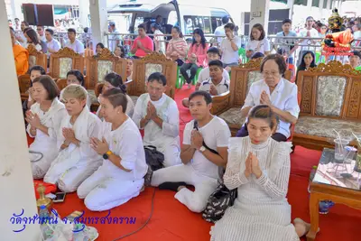 ประมวลภาพงานบวงสรวงใหญ่ท้าวเวสสุวรรณโณ วัดจุฬามณี ปี ๒๕๖๓
