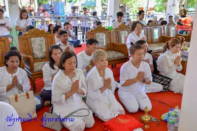 ประมวลภาพงานบวงสรวงใหญ่ท้าวเวสสุวรรณโณ วัดจุฬามณี ปี ๒๕๖๓
