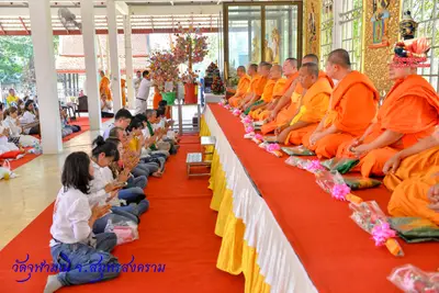 ประมวลภาพงานบวงสรวงใหญ่ท้าวเวสสุวรรณโณ วัดจุฬามณี ปี ๒๕๖๓