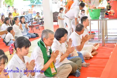 ประมวลภาพงานบวงสรวงใหญ่ท้าวเวสสุวรรณโณ วัดจุฬามณี ปี ๒๕๖๓