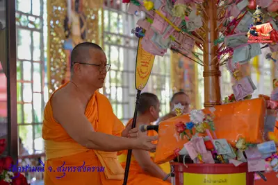 ประมวลภาพงานบวงสรวงใหญ่ท้าวเวสสุวรรณโณ วัดจุฬามณี ปี ๒๕๖๓