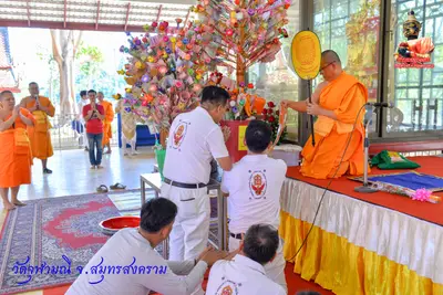 ประมวลภาพงานบวงสรวงใหญ่ท้าวเวสสุวรรณโณ วัดจุฬามณี ปี ๒๕๖๓