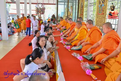 ประมวลภาพงานบวงสรวงใหญ่ท้าวเวสสุวรรณโณ วัดจุฬามณี ปี ๒๕๖๓