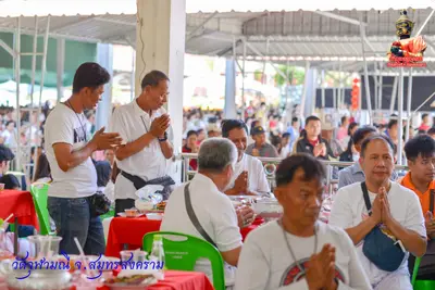 ประมวลภาพงานบวงสรวงใหญ่ท้าวเวสสุวรรณโณ วัดจุฬามณี ปี ๒๕๖๓