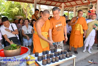 ประมวลภาพงานบวงสรวงใหญ่ท้าวเวสสุวรรณโณ วัดจุฬามณี ปี ๒๕๖๓