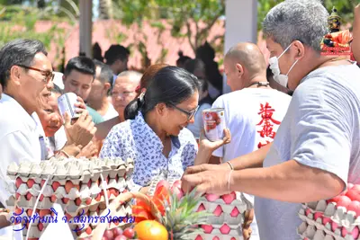 ประมวลภาพงานบวงสรวงใหญ่ท้าวเวสสุวรรณโณ วัดจุฬามณี ปี ๒๕๖๓
