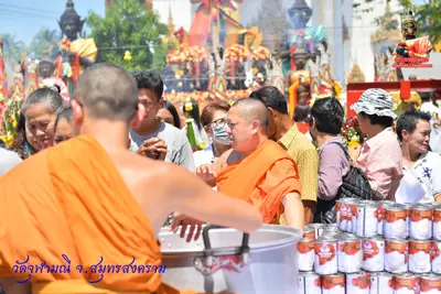 ประมวลภาพงานบวงสรวงใหญ่ท้าวเวสสุวรรณโณ วัดจุฬามณี ปี ๒๕๖๓